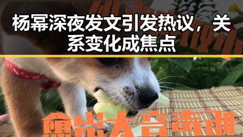 杨幂深夜发文引发热议，关系变化成焦点