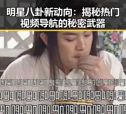 明星八卦新动向：揭秘热门视频导航的秘密武器